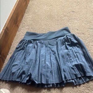 Radmore Pleated Blue Gray Skirt